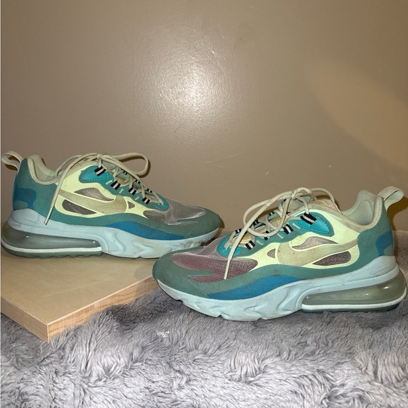 Nike Air Max 270 React Hyper Jade Running Men's Shoes Size 6.5 AO4971-301 - Picture 3 of 8